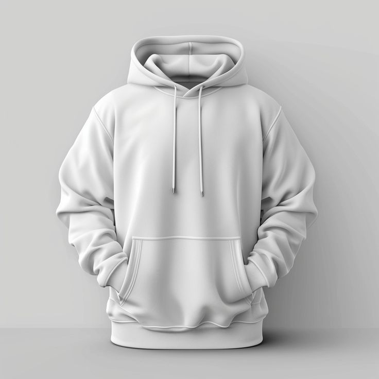 WHITE HOODIE (UNISEX)