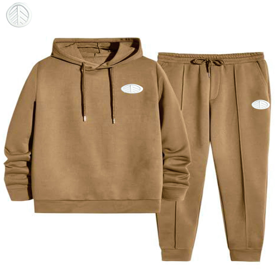 Premium CLASSIC BROWN - MAN WINTER TRACKSUIT
