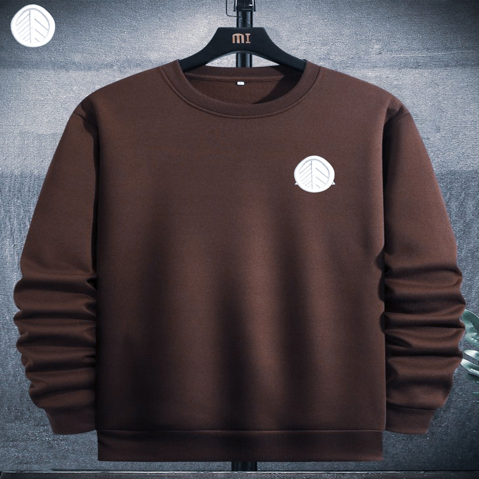 PLAIN BROWN SWEATSHIRT
