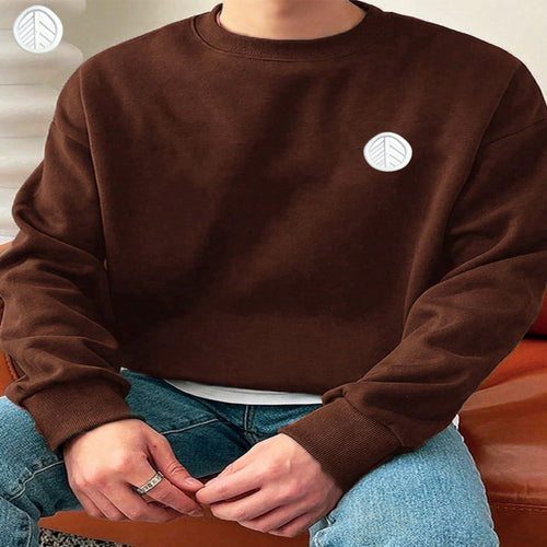 PLAIN BROWN SWEATSHIRT
