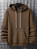 DARK BROWN HOODIE