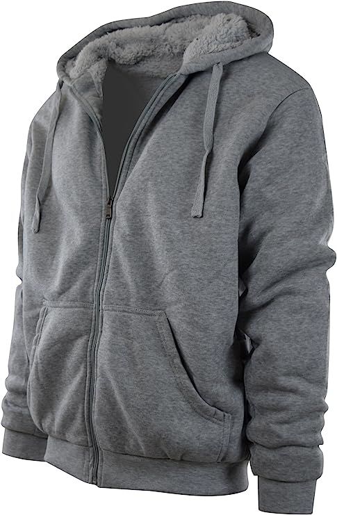 GRAY ZIPPER HOODIE