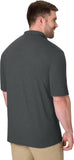 BLACK COLOR COTTON FLEECE POLO SHIRT FOR MALE