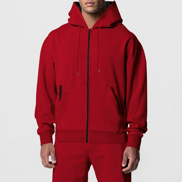RED ZIPPER TRACKSUIT FOR ( MALE)