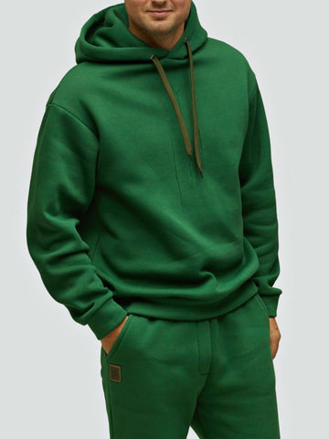 GREEN TRACKSUIT "COMFORT" WITH FLEECE
