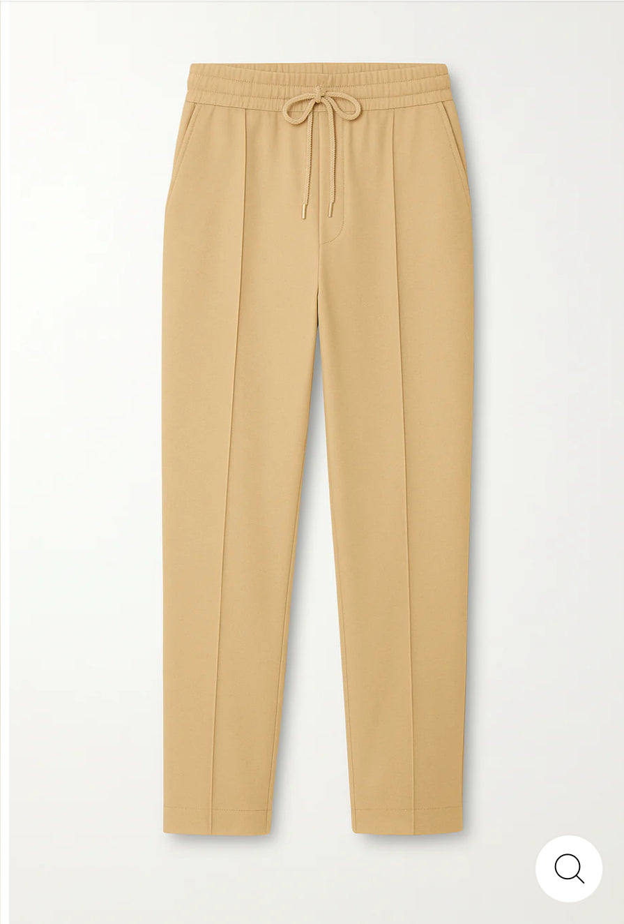COTTON FLEECE TROUSER BEIGE