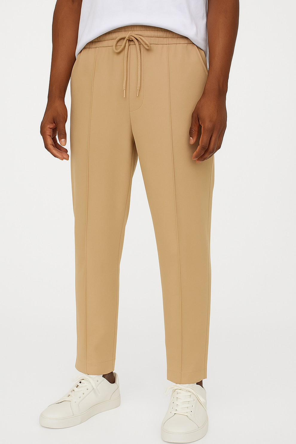 COTTON FLEECE TROUSER BEIGE
