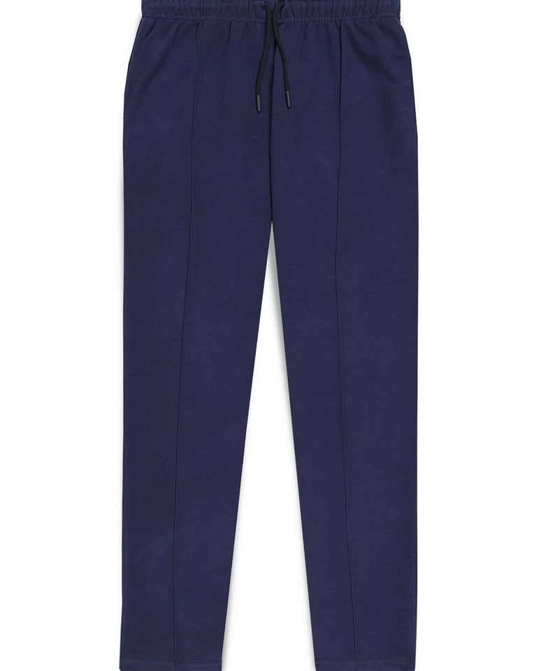 COTTON FLEECE TROUSER NAVY BLUE