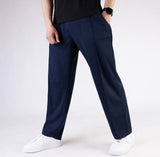 COTTON FLEECE TROUSER NAVY BLUE