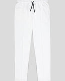 COTTON FLEECE WHITE TROUSER  FOR | MALE |