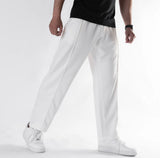 COTTON FLEECE WHITE TROUSER  FOR | MALE |