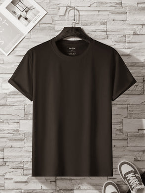 T-SHIRT FOR MEN  BROWN