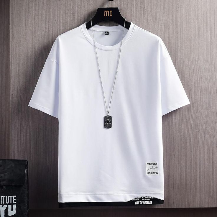 WHITE T-SHIRT FOR MAN