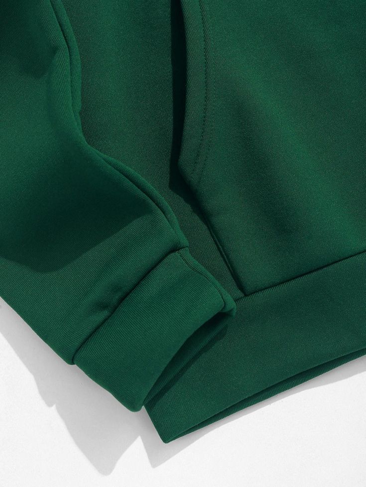 GREEN ZIPPER HOODI FOR MAN