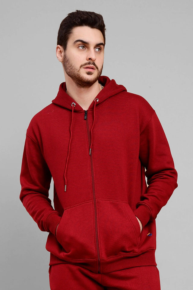 RED ZIPPER TRACKSUIT FOR ( MALE)