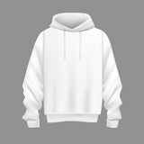 WHITE HOODIE (UNISEX)