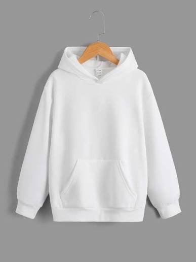 WHITE HOODIE (UNISEX)