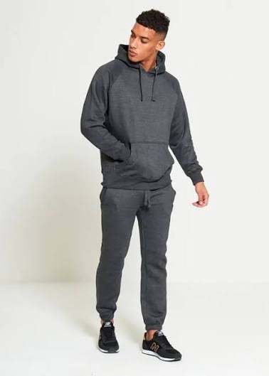 CHARCOAL GREY TRACK SUIT