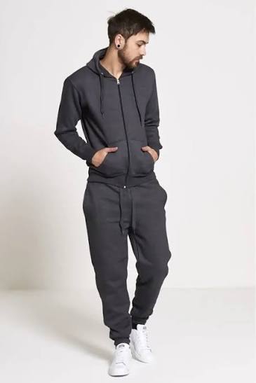 CHARCOAL GREY TRACK SUIT