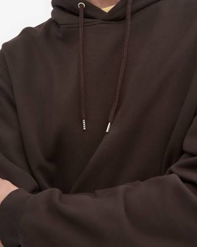 DARK BROWN HOODIE