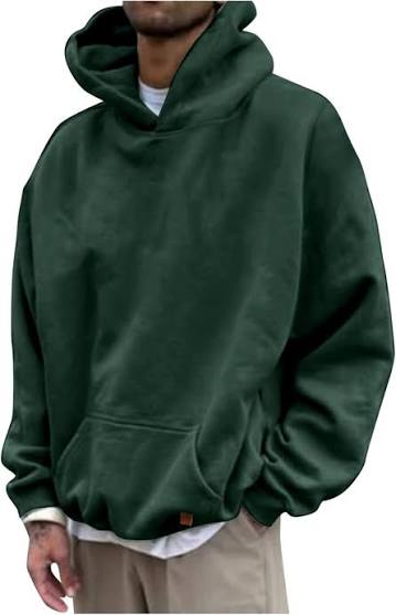 MOUNTAIN GREEN BLANK HOODIE