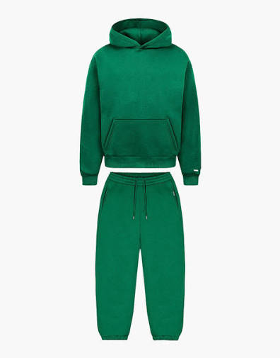GREEN TRACKSUIT "COMFORT" WITH FLUFF
