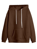 DARK BROWN HOODIE